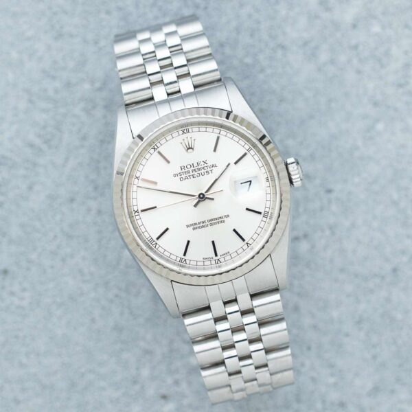 Rolex Datejust 16234 Silver Box & papers